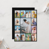 Erstellen Sie Ihre eigene 13 FotoCollage Karte (Vorderseite/Rückseite Beispiel)