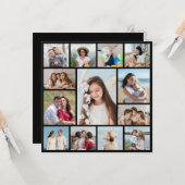 Erstellen Sie Ihre eigene 13 FotoCollage Karte (Vorderseite/Rückseite Beispiel)