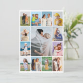 Erstellen Sie Ihre eigene 13 FotoCollage Karte (Stehend Vorderseite)