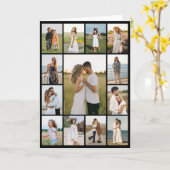 Erstellen Sie Ihre eigene 13 FotoCollage Karte (Gelbe Blume)