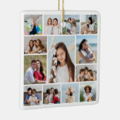 Erstellen Sie Ihre eigene 13 FotoCollage Keramikornament (Rechts)