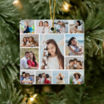 Erstellen Sie Ihre eigene 13 FotoCollage Keramikornament<br><div class="desc">Erstellen Sie Ihre eigene 13 Fotomaterial für Weihnachten, Geburtstage, Hochzeiten, Geburtstage, Abschlüsse, Vatertag, Muttertag oder andere Besondere Anlässe mit unserem benutzerfreundlichen Design-Tool. Fügen Sie Ihre Lieblings-Fotos von Freunden, Familie, Ferien, Hobbys und Haustieren hinzu und Sie haben eine atemberaubende, einmalige Foto-Collage. Unsere kundenspezifische Collage aus Foto eignet sich hervorragend für die...</div>