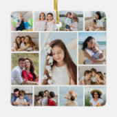Erstellen Sie Ihre eigene 13 FotoCollage Keramikornament (Vorderseite)