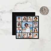 Erstellen Sie Ihre eigene 13 FotoCollage Mitteilungskarte (Vorderseite/Rückseite Beispiel)