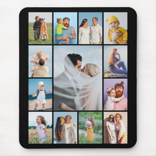 Erstellen Sie Ihre eigene 13 FotoCollage Mousepad (Vorne)
