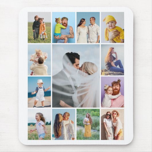 Erstellen Sie Ihre eigene 13 FotoCollage Mousepad (Vorne)