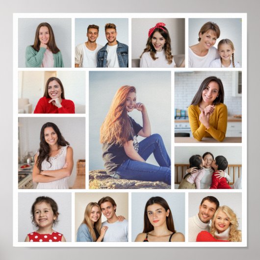 Erstellen Sie Ihre eigene 13 FotoCollage Poster (Vorne)