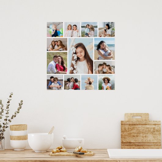 Erstellen Sie Ihre eigene 13 FotoCollage Poster (Küche)