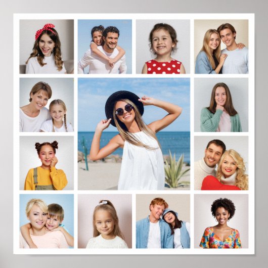 Erstellen Sie Ihre eigene 13 FotoCollage Poster (Vorne)