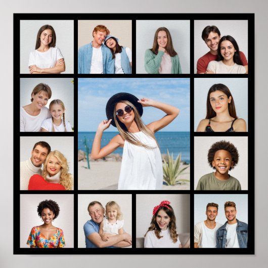 Erstellen Sie Ihre eigene 13 FotoCollage Poster (Vorne)