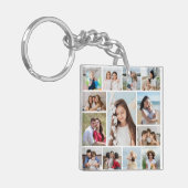 Erstellen Sie Ihre eigene 13 FotoCollage Schlüsselanhänger (Vorderseite links)