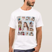 Erstellen Sie Ihre eigene 13 FotoCollage T-Shirt (Vorderseite)
