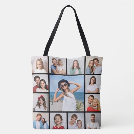 Erstellen Sie Ihre eigene 13 FotoCollage Tasche (Rückseite)