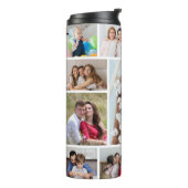Erstellen Sie Ihre eigene 13 FotoCollage Thermosbecher (Nach links gedreht)