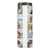 Erstellen Sie Ihre eigene 13 FotoCollage Thermosbecher (Rückseite)