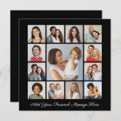 Erstellen Sie Ihre eigene 13 FotoCollage und fügen Mitteilungskarte (Vorne/Hinten)