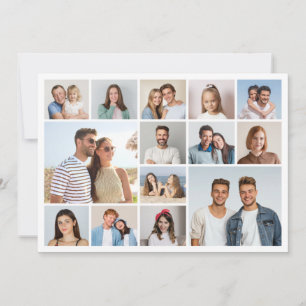 Erstellen Sie Ihre eigene 14-Foto-Collage Mitteilungskarte
