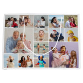 Erstellen Sie Ihre eigene 14 FotoCollage Große Geschenktüte (Vorderseite)