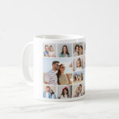 Erstellen Sie Ihre eigene 14 FotoCollage Kaffeetasse (Vorderseite Links)