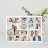 Erstellen Sie Ihre eigene 14 FotoCollage Karte (Stehend Vorderseite)