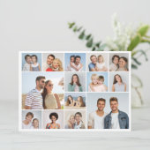 Erstellen Sie Ihre eigene 14 FotoCollage Karte (Stehend Vorderseite)