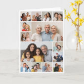 Erstellen Sie Ihre eigene 14 FotoCollage Karte (Gelbe Blume)