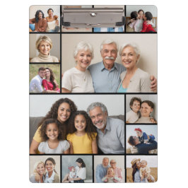 Erstellen Sie Ihre eigene 14 FotoCollage Klemmbrett