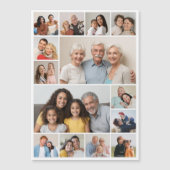 Erstellen Sie Ihre eigene 14 Fotocollage Magnetkar Magnetkarte (Vorderseite)