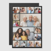 Erstellen Sie Ihre eigene 14 Fotocollage Magnetkar Magnetkarte (Vorne/Hinten)