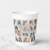 Erstellen Sie Ihre eigene 14 FotoCollage Pappbecher (Rückseite)