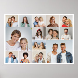 Erstellen Sie Ihre eigene 14 FotoCollage Poster