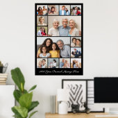 Erstellen Sie Ihre eigene 14 FotoCollage und fügen Poster (Heimbüro)