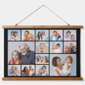 Erstellen Sie Ihre eigene 14 FotoCollage Wandteppich Mit Holzrahmen (Vorne)