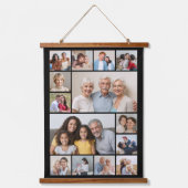 Erstellen Sie Ihre eigene 14 FotoCollage Wandteppich Mit Holzrahmen (Vorderseite)