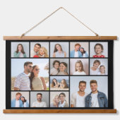 Erstellen Sie Ihre eigene 14 FotoCollage Wandteppich Mit Holzrahmen (Vorne)