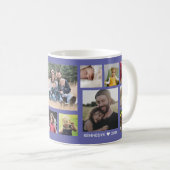 Erstellen Sie Ihre eigene 15-Familie Foto Collage Kaffeetasse (VorderseiteRechts)
