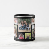 Erstellen Sie Ihre eigene 15-Familie Foto Collage Tasse (Zentrum)
