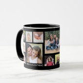 Erstellen Sie Ihre eigene 15-Familie Foto Collage Tasse (Vorderseite Links)