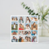 Erstellen Sie Ihre eigene 15 Foto Collage Grußkart (Stehend Vorderseite)