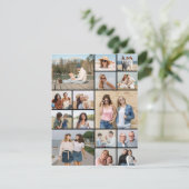 Erstellen Sie Ihre eigene 15 Foto Collage Grußkart (Stehend Vorderseite)