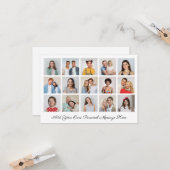 Erstellen Sie Ihre eigene 15-Foto Collage hinzufüg Karte (Vorderseite/Rückseite Beispiel)