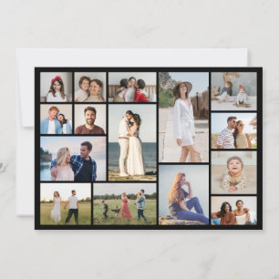Erstellen Sie Ihre eigene 15-Foto-Collage  Mitteilungskarte