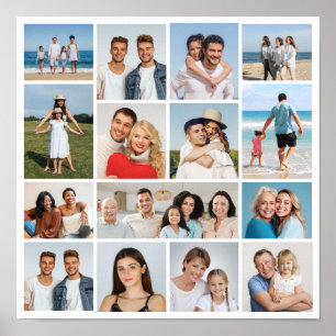 Erstellen Sie Ihre eigene 15-Foto-Collage Poster