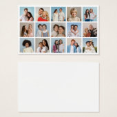 Erstellen Sie Ihre eigene 15 FotoCollage (Vorne & Hinten)