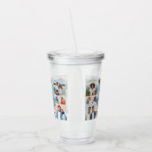 Erstellen Sie Ihre eigene 15 FotoCollage Acryltrinkbecher (Links)