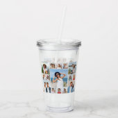 Erstellen Sie Ihre eigene 15 FotoCollage Acryltrinkbecher (Rückseite)