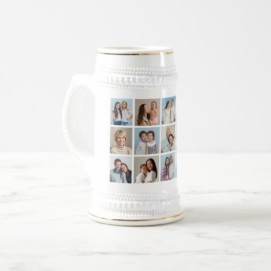 Erstellen Sie Ihre eigene 15 FotoCollage Bierglas (Vorderseite Links)