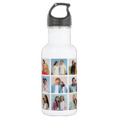 Erstellen Sie Ihre eigene 15 FotoCollage Edelstahlflasche (Vorderseite)