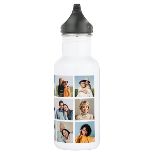 Erstellen Sie Ihre eigene 15 FotoCollage Edelstahlflasche (Rechts)