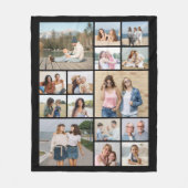Erstellen Sie Ihre eigene 15 FotoCollage Fleecedecke (Vorderseite)